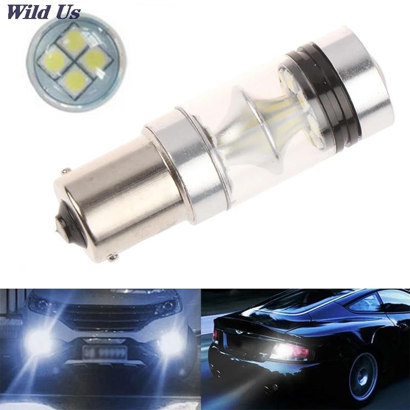 

1Pc P21W BA15s 1156 LED Canbus Reversing Light Auto Reverse Backup Lamp Bulbs For BMW Hyundai Mazda Ford New Focus