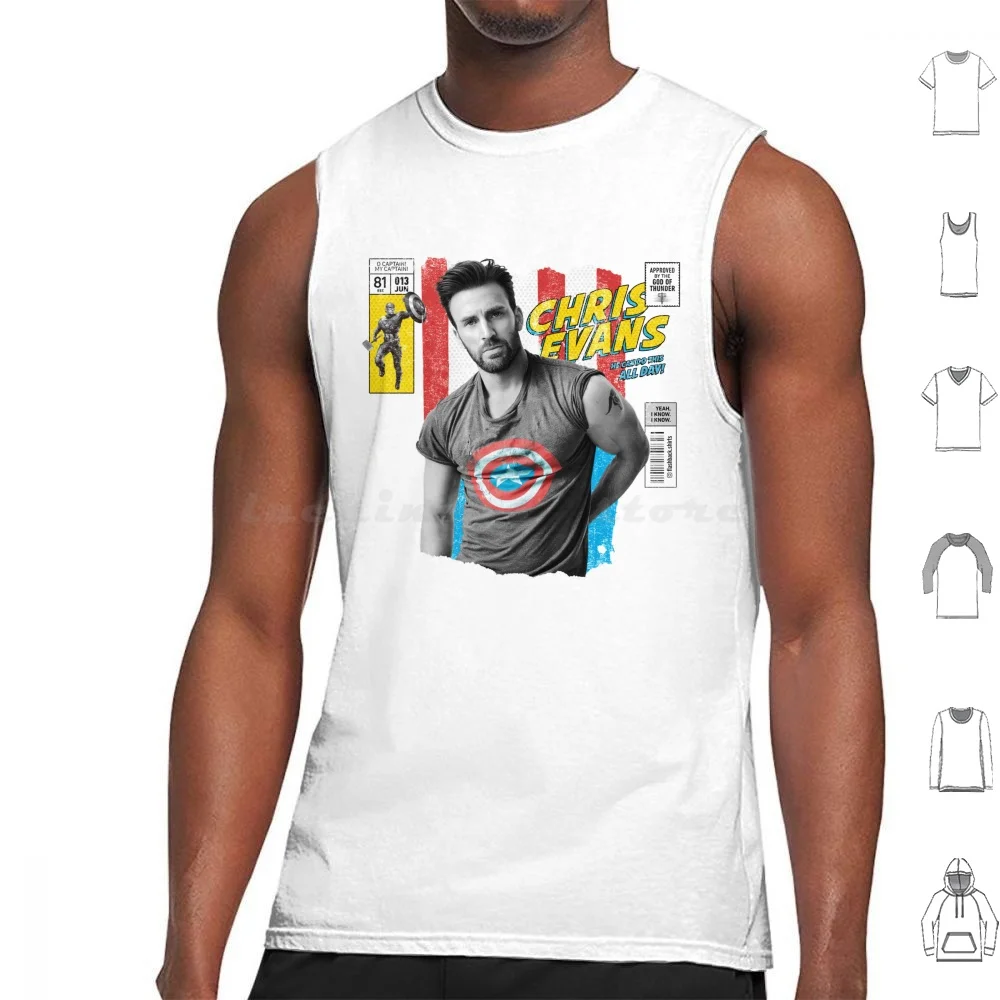 

Chris Tank Tops Vest Sleeveless Chris Captain