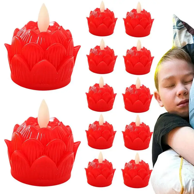 Светодиодный декор свечей светодиодный беспламенный светильник 12 шт.