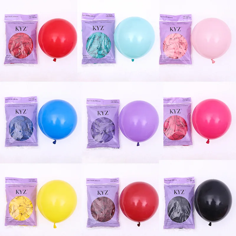 100 ~ 10 шт. 12 дюймов красивые красочные латексные шары на Рождество свадьбу день
