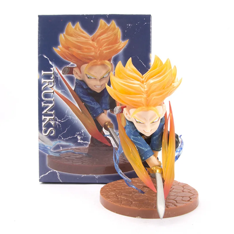 

15cm Anime Dragon Ball Z Super Trunks Action Figure Pvc Super Saiyan Gotenk Figures Collection Model Toy For Kids Gifts