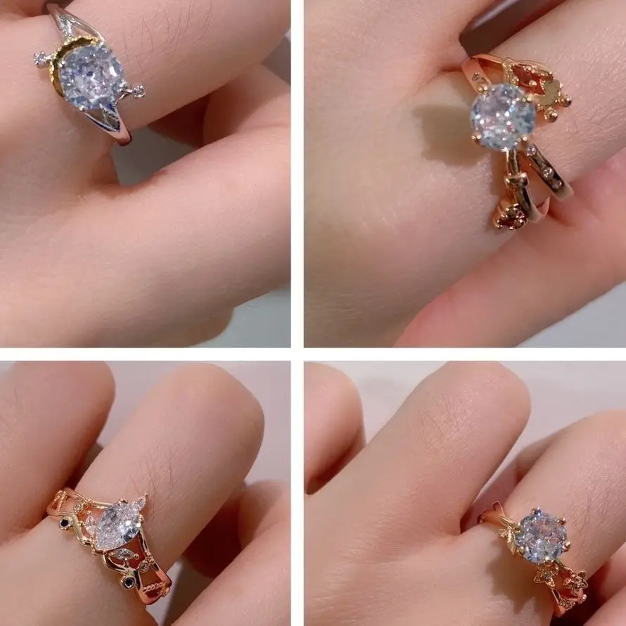 Регулируемое кольцо Game Tears of Themis унисекс Artem Vilhelm Raven Marius косплей обручальные