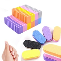 500 100pcs nail buffer sanding file blocks for manicure polishing buffering block mini sponge file nail polish pedicure tools