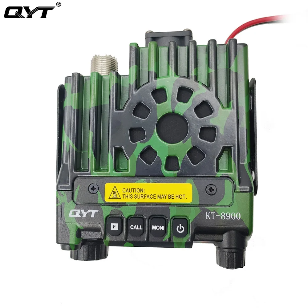 QYT KT-8900D Camouflage Amateur Radio Car Walkie-talkies Communicator Dual Band UHF/VHF 136-174&400-480MHz 25W Free to Adjust