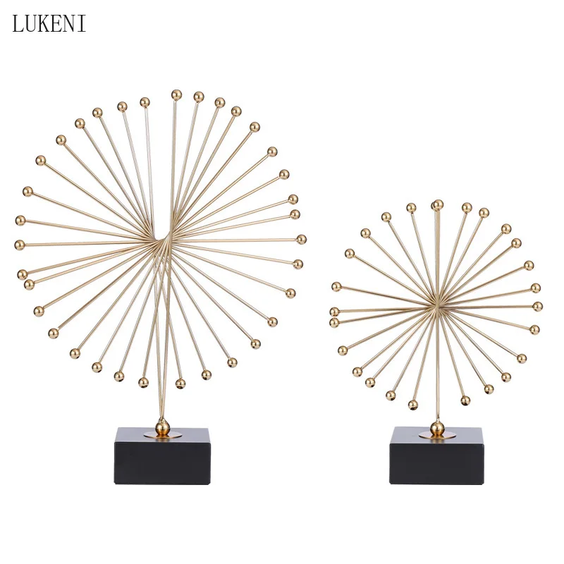

American Light Luxury Modern Style Decoration Metal Creative Simple Living Room TV Cabinet Entrance Home Decoration Decoration