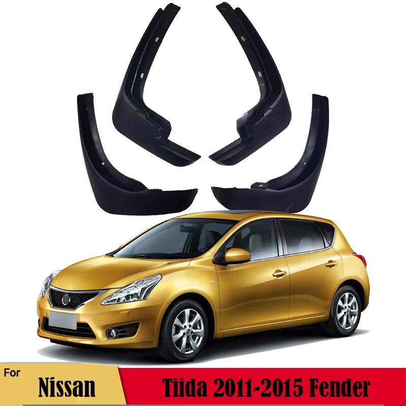 

Для Nissan Tiida 2011, 2012, 2013, 2014, 2015, автомобильная шина, Ранняя защита от грязи, Автомобильные украшения, аксессуары