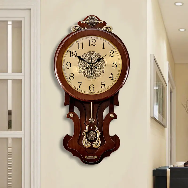 

Wall Clock Antique Style European-Style Clocks Living Room Atmospheric Bedroom Quartz Clock Creative Fashion Decorative Clock