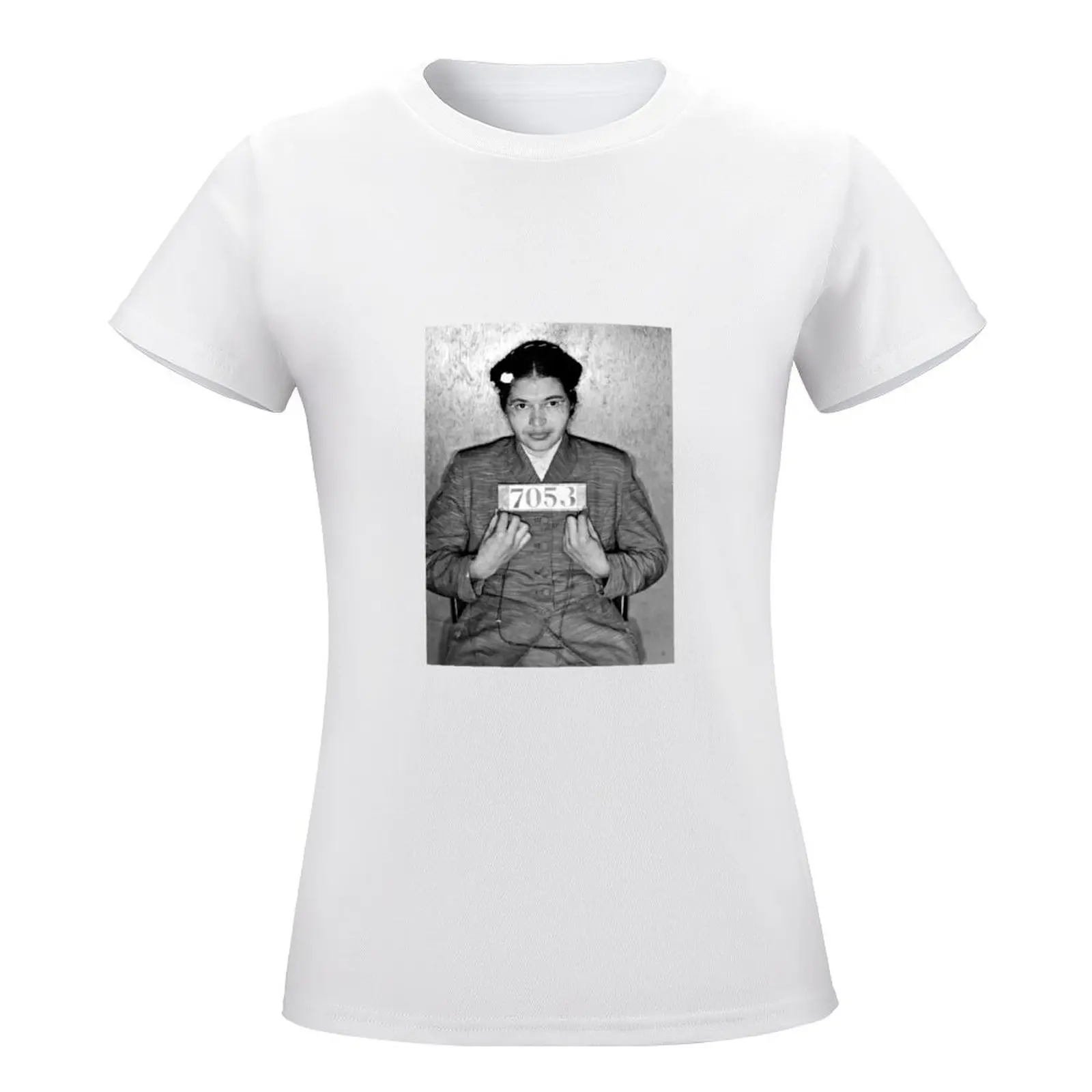 Женская Аниме-футболка с принтом Роза Паркс