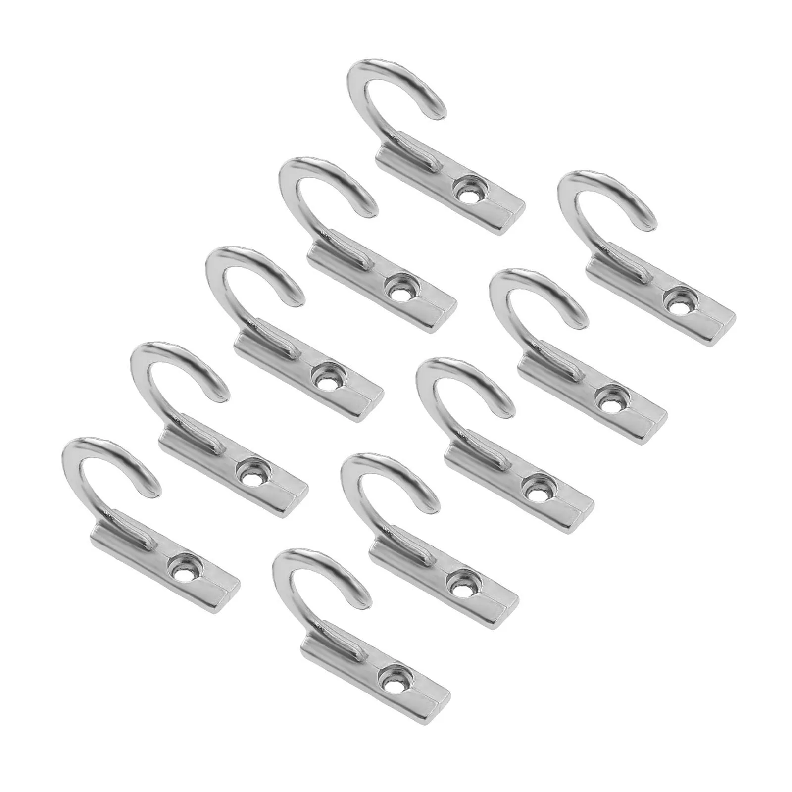 10 шт. Серебряные Крючки для ключей из цинкового сплава | Строительство и ремонт