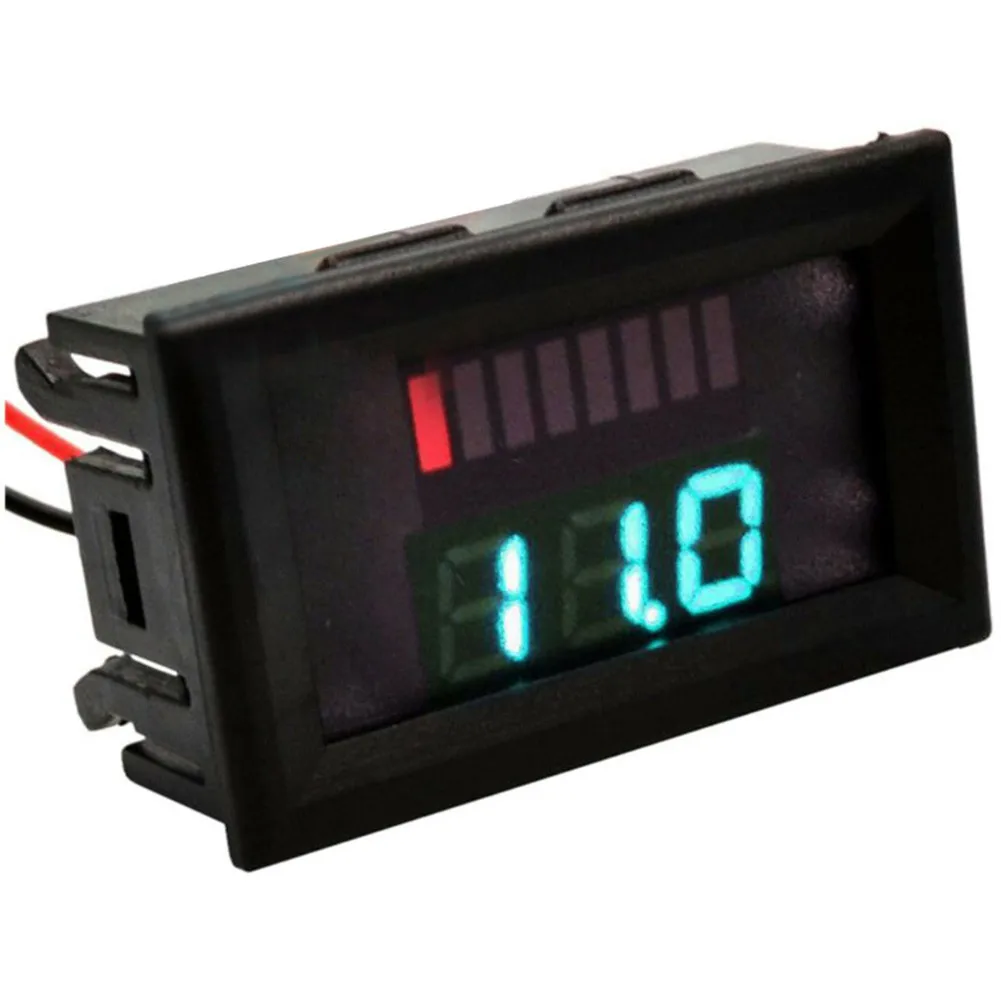 

12V-60V Automotive Digital Voltmeter Made Of High-quality Materials, Durable And Practical，100% Brand New And High Quality.