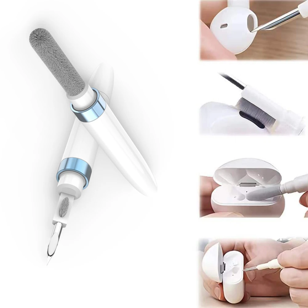 

3 in 1 Bluetooth Earphones Cleaning Tool for Airpods 3 Earphones Earbuds Cleaning Pen Brush Durable Earbuds Case Cleaner Kit