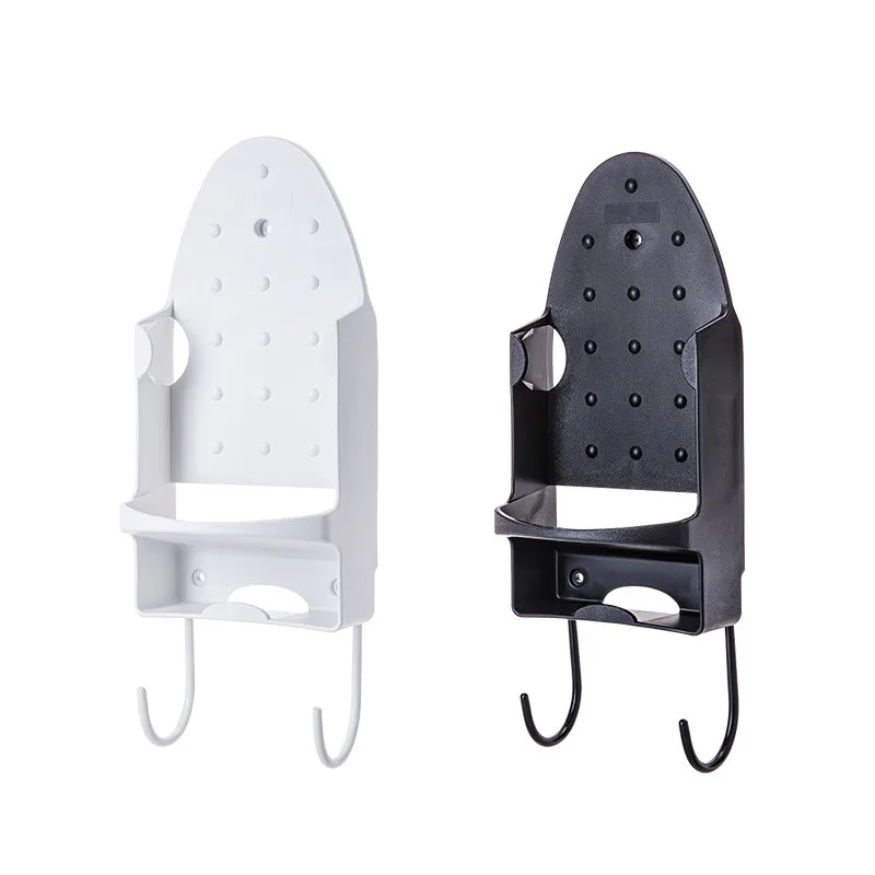 

Ironing Board Hanger Wall Mount Iron Hanger Ironing Board Rack Electric Iron Holder Household Bathroom Shelf