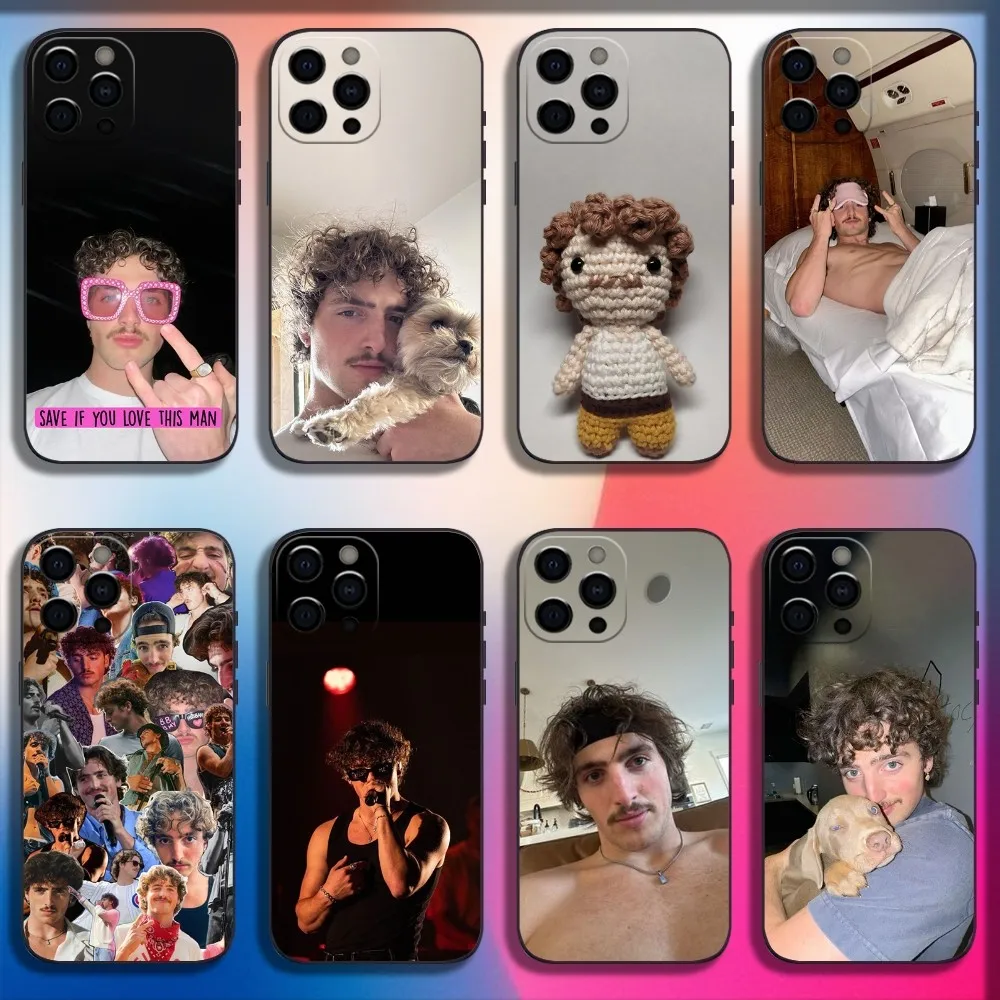 Singer B-Benson Boone Phone Case For iPhone 16 15 14 13 12 11 Pro X XS Max XR Plus Mini Soft Black Cover