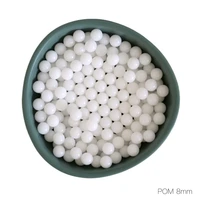 8mm delrin polyoxymethylene pom celcon solid plastic balls for ball valves and bearings