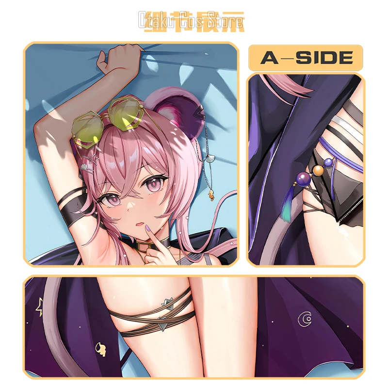 Японское аниме arknight Lin сексуальная дакимакура Стробоскопическая Подушка