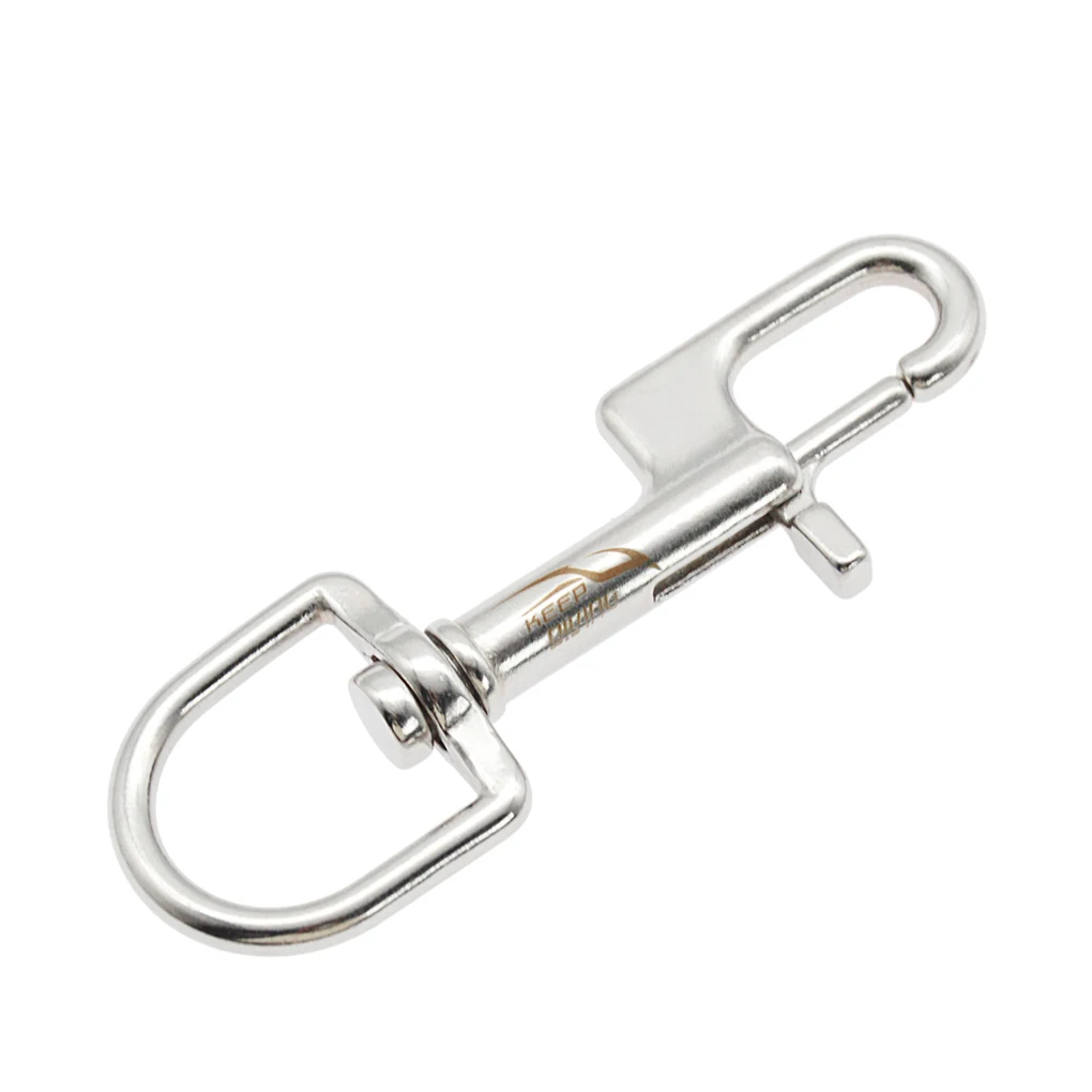 

1/2/3 защелкивающийся крючок из нержавеющей стали для дайвинга на открытом воздухе фридайвинга для водных видов спорта фотосессия 100 мм с одним крючком