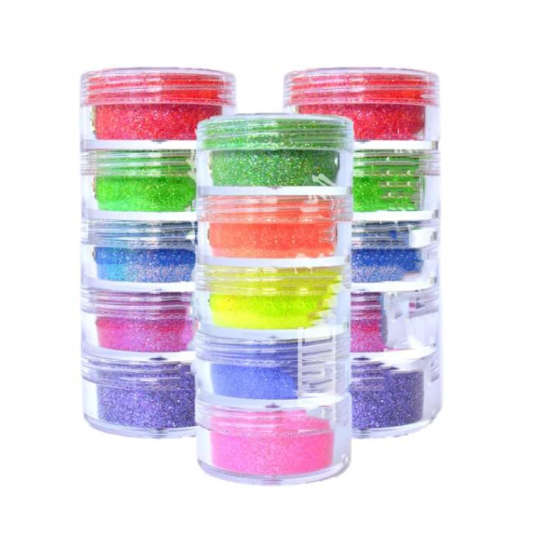 

Neon Pigment Stack & Glitter Stack Holographic Glitter Cosmetic Grade/Solvent Resistant /Nail Glitter Iridescent Glitter,hj1101