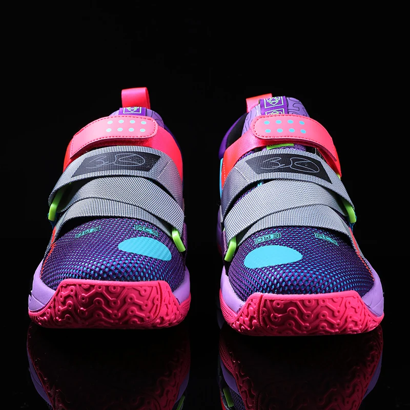 QNX-8999 Mens Basketball Sneakers Fashion Non-Slip Gym Training Sports Shoes for Kids Wearable ForMotion Basketball Shoes 2023