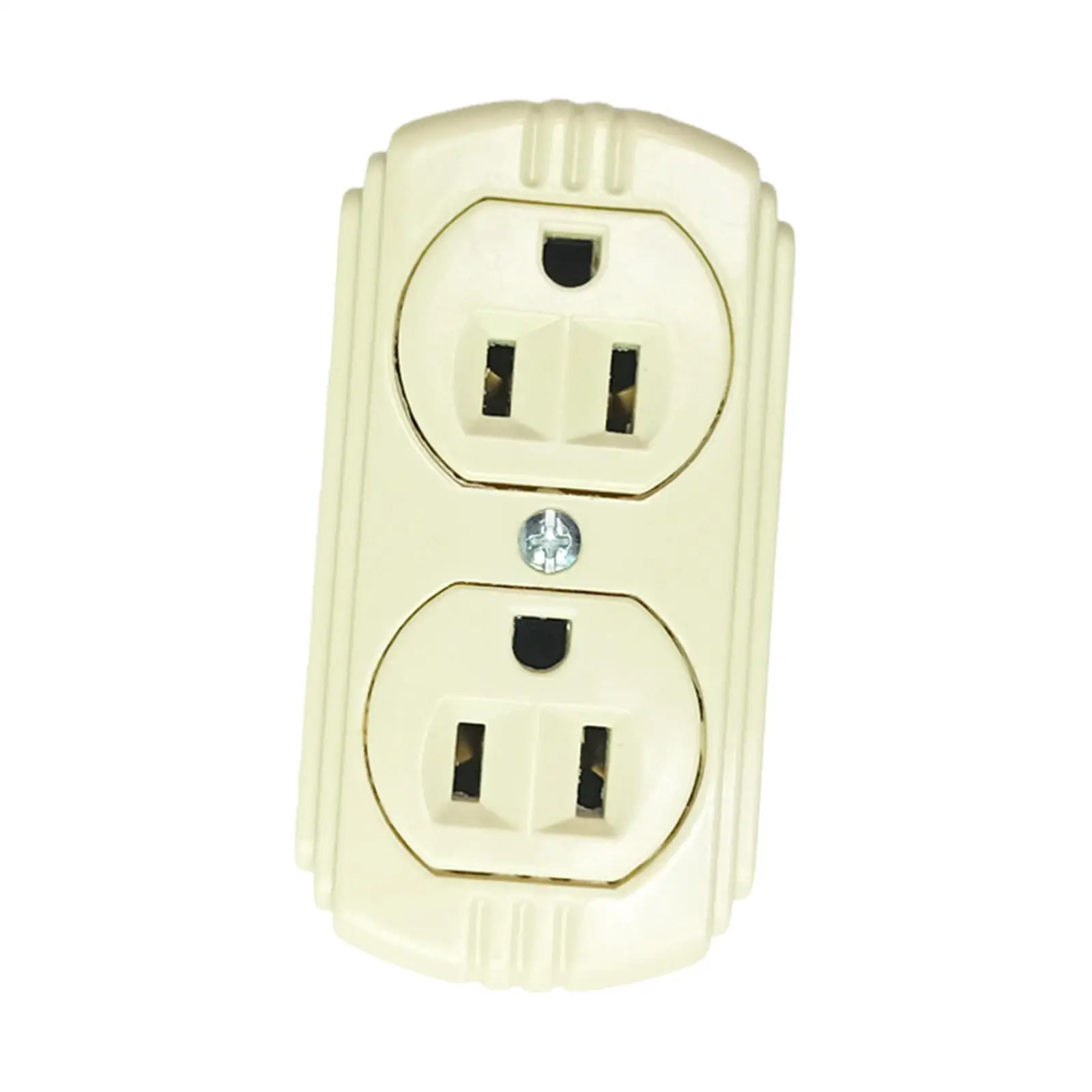 

Wall Outlet Residential Grade Standard Lightweight Electrical Wall Outlet 15A/125V Easy Install for Office Dorm Hotel