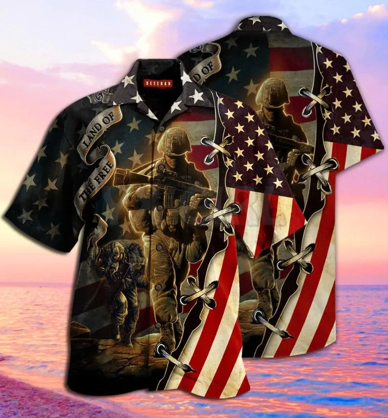 America Proud Happy Day Hawaiian Shirt 3D All Over Printed Hawaiian Shirt Men's For Women's Harajuku Casual Shirt Unisex