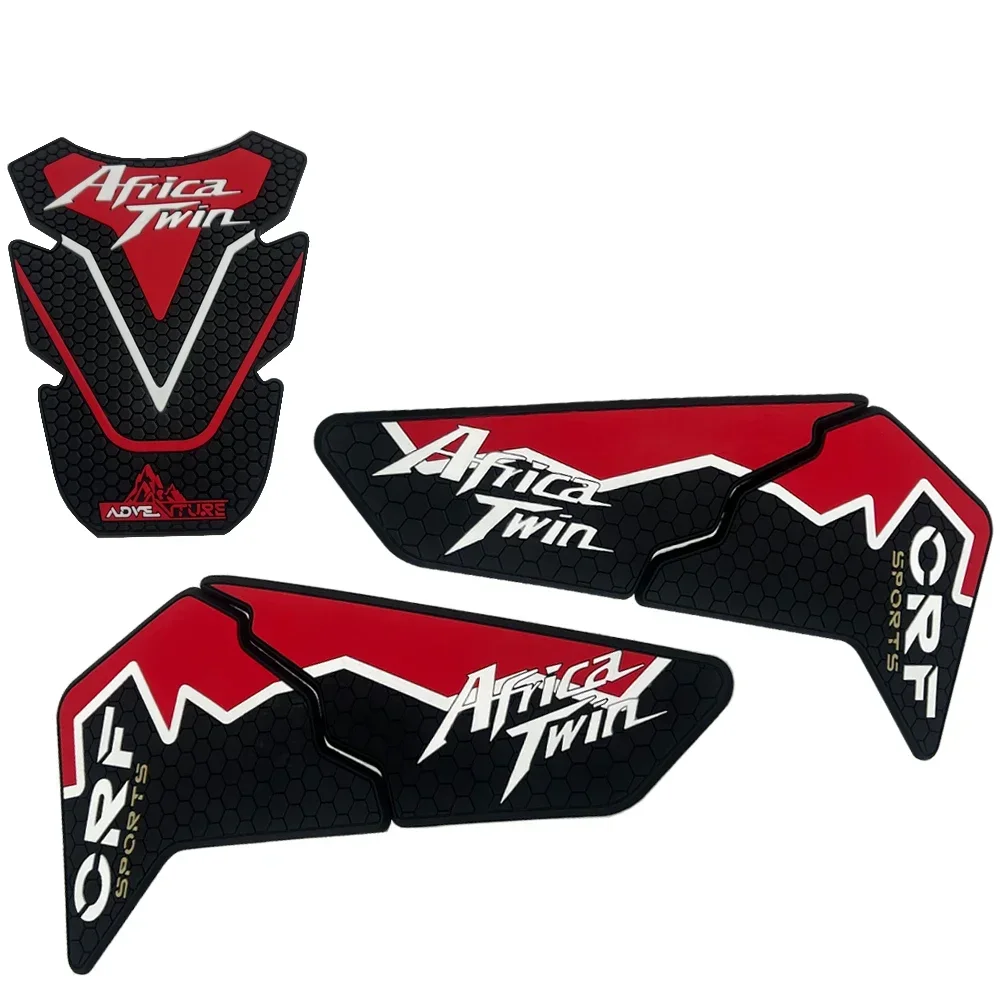 

Для Honda Africa Twin CRF1100L Нескользящие резиновые топливные баки Противоскользящие защитные наклейки Наклейки AfricaTwin Аксессуары 2019-2024