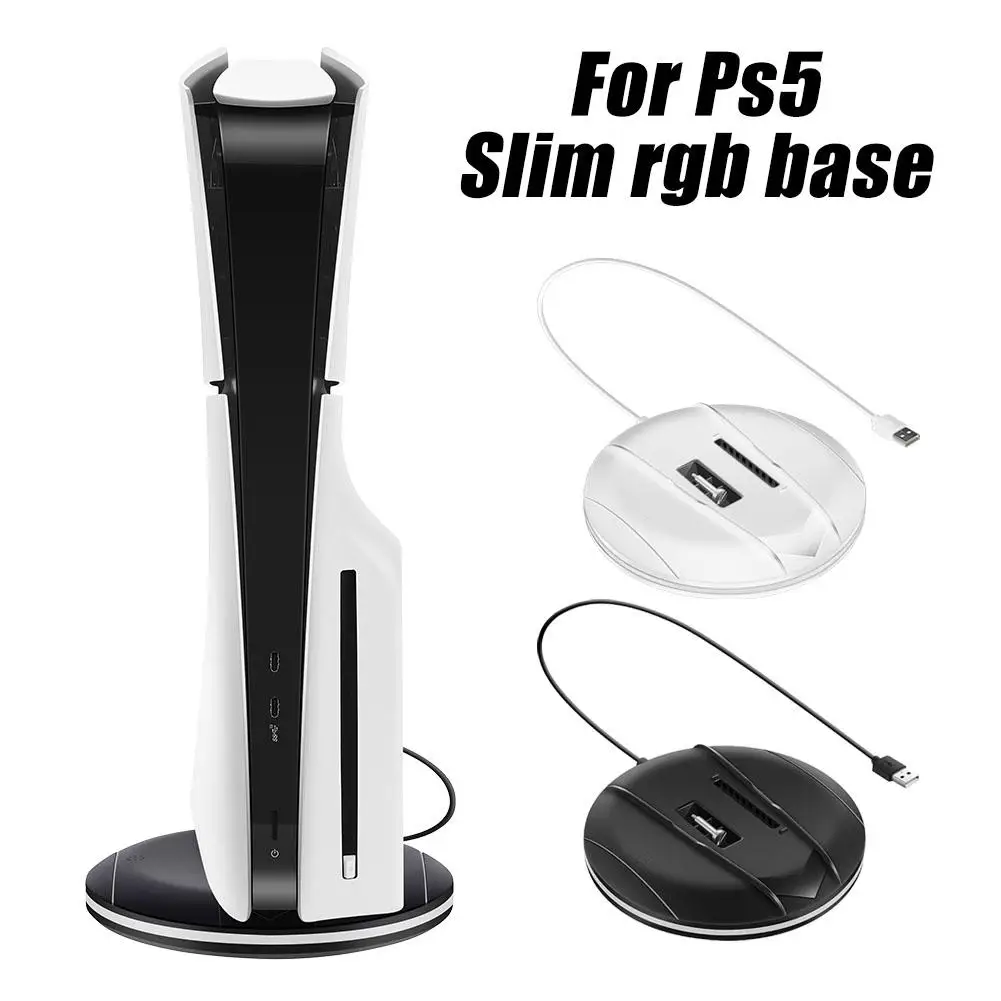 Универсальная Консольная Подставка Для PS5 Slim Дизайн 2-в-1 Совместимая С Оптическим