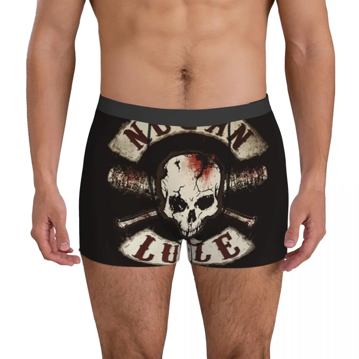 

Twd Underwear negan the walking dead 3D Pouch Hot Boxershorts Print Boxer Brief Classic Males Panties Plus Size 2XL