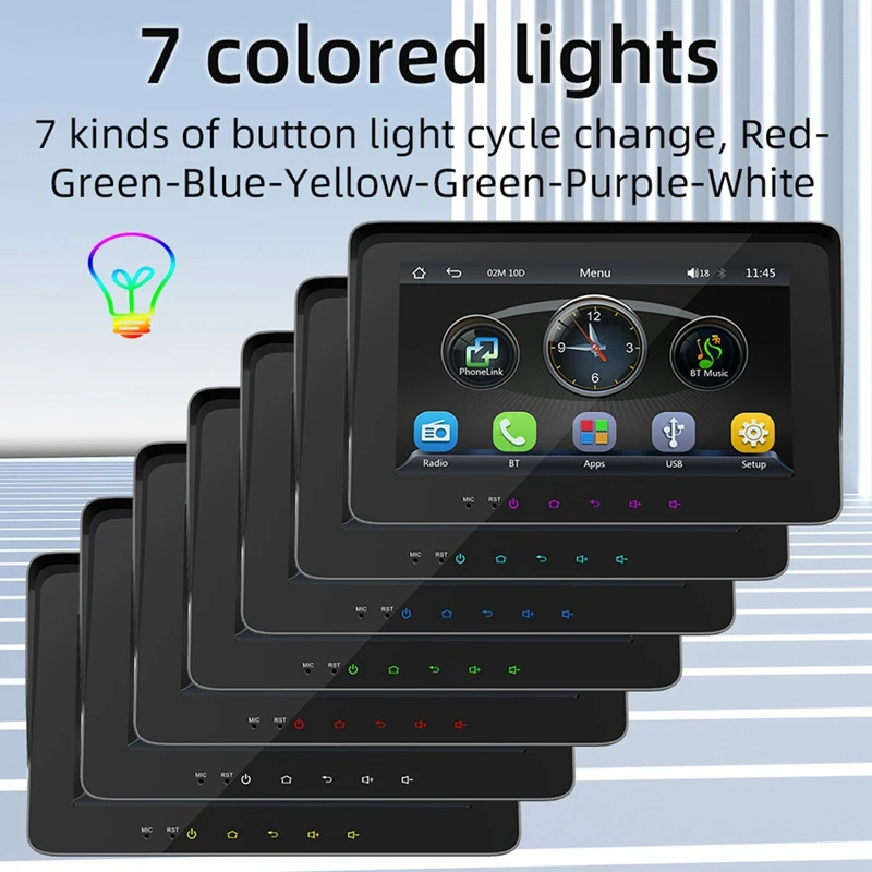 B5310 7-дюймовый автомобильный MP5 видеоплеер портативный Carplay Универсальный прочный