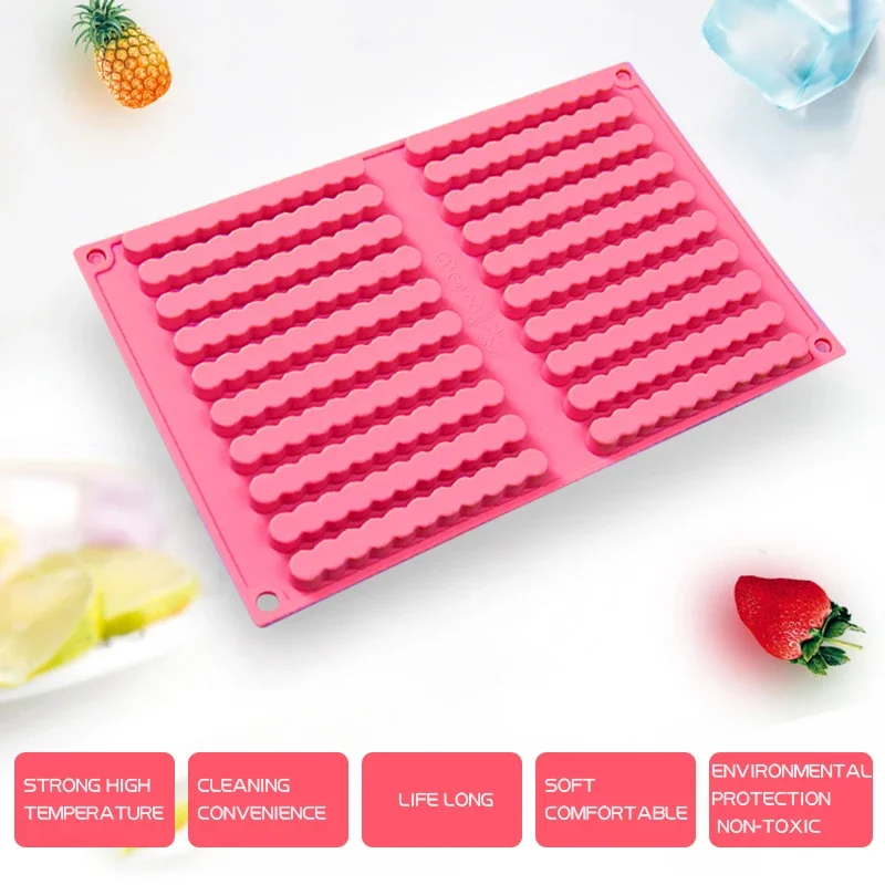 

Strips Biscuit Mould Silicone Mold for Cake Cookie Pudding Chocolate Ice Making Baking Multifunction Cake Mold Pastry