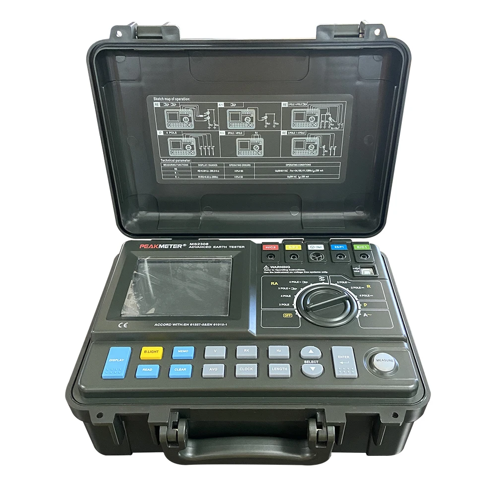 

Digital Earth Ground Rod Tester Earth Resistance Tester
