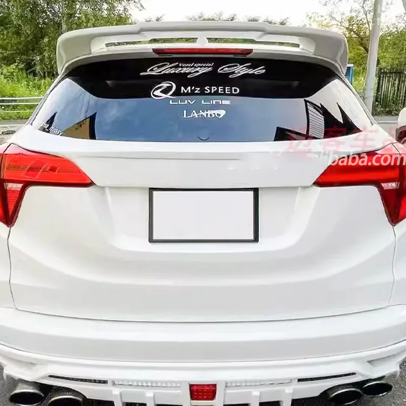 Черный спойлер с крыльями MZ Style 2015-2018 комплект для тела VEZEL/HRV верхние крылья