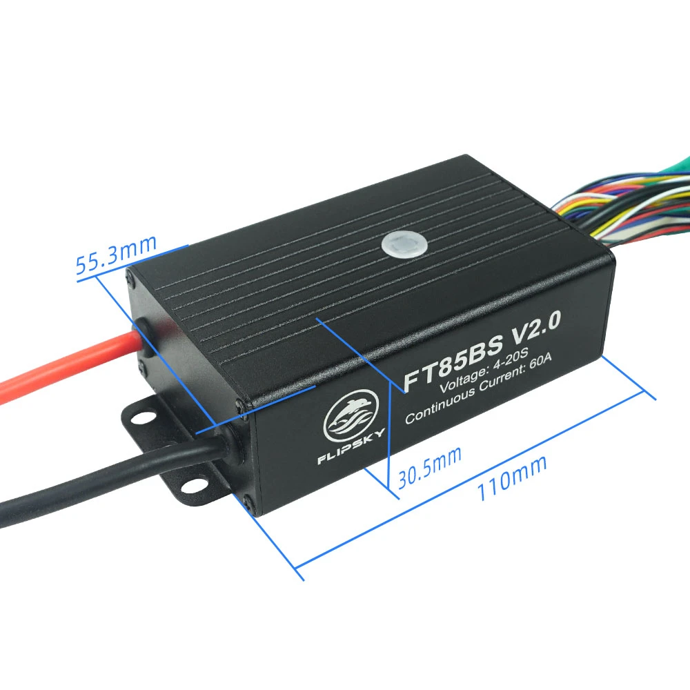 Фото Контроллер скорости FLIPSKY FT85BS V2.0 ESC с алюминиевым корпусом (НЕ VESC) для электроскейтбордов/самокатов/электровелосипедов/мотоциклов/робототехники №5