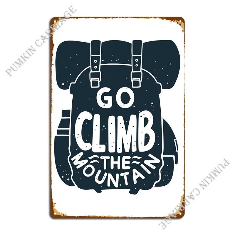 

Металлический знак с изображением гор в стиле проектной стены