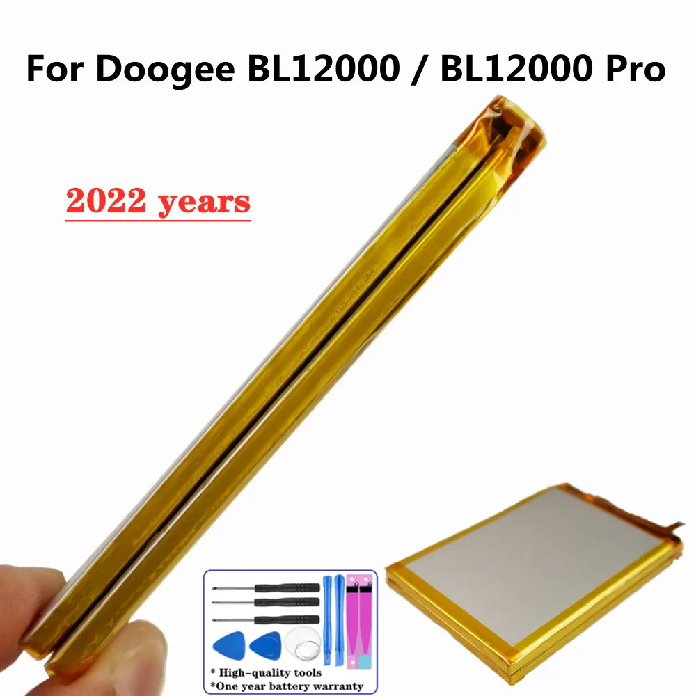 

100% Original BL12000 Battery 12000mAh For Doogee BL12000 / BL12000 Pro Mobile Phone High Quality Replacement Batteries + Tools