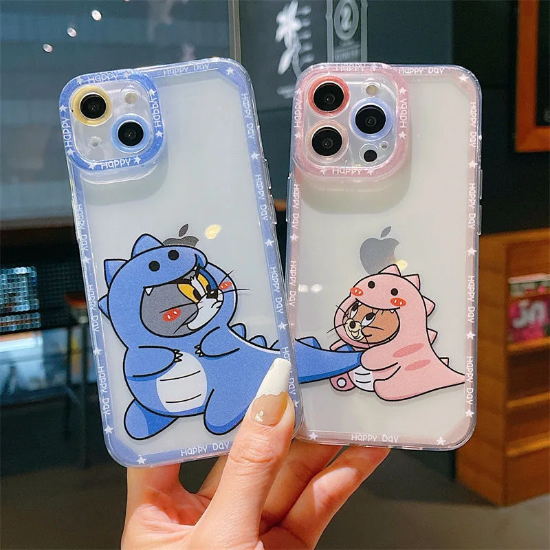 

tom and jerry cat and mouse couple Phone Cases For Samsung S21 Ultr S21 S20 Plus A71 A51 A52 4G