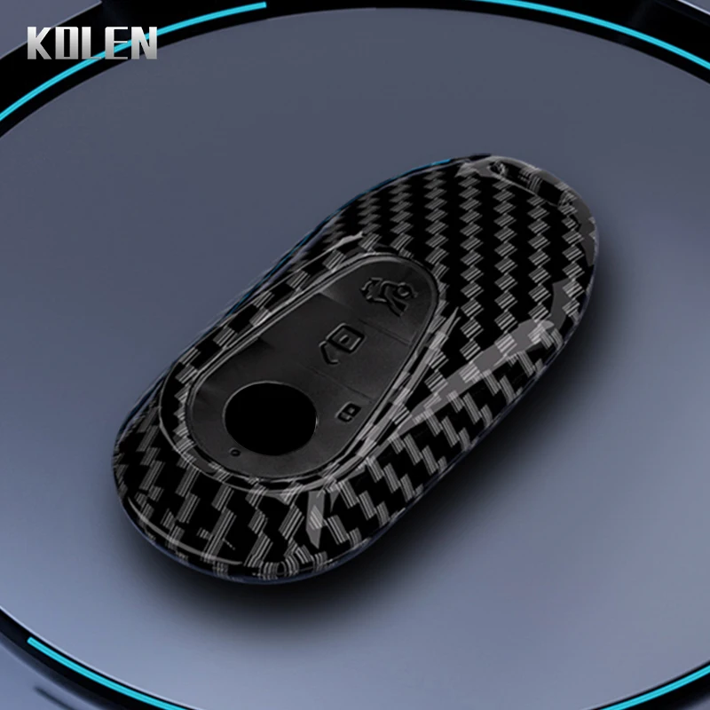 

Автомобильный ключ из АБС-углеродного волокна, чехол для Mercedes Benz C E S Class GLC W206 W223 W214 E300 C260 C300 S450 S500 S400, аксессуары