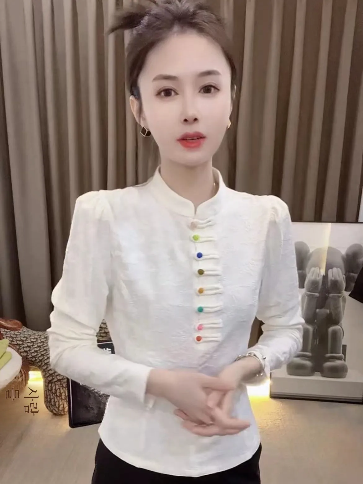 Осень и зима 2024 новая китайская национальная мода этнические модные рубашки с