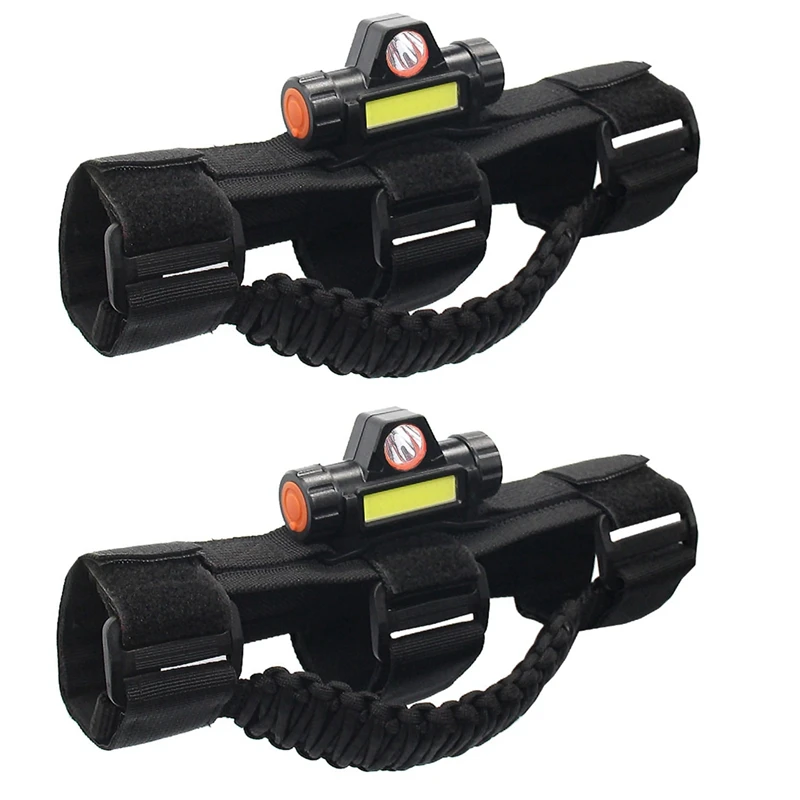 

2X рулонные рукоятки захвата с куполом для Jeep Wrangler CJ YJ TJ JK JL Gladiator JT 1945-2021