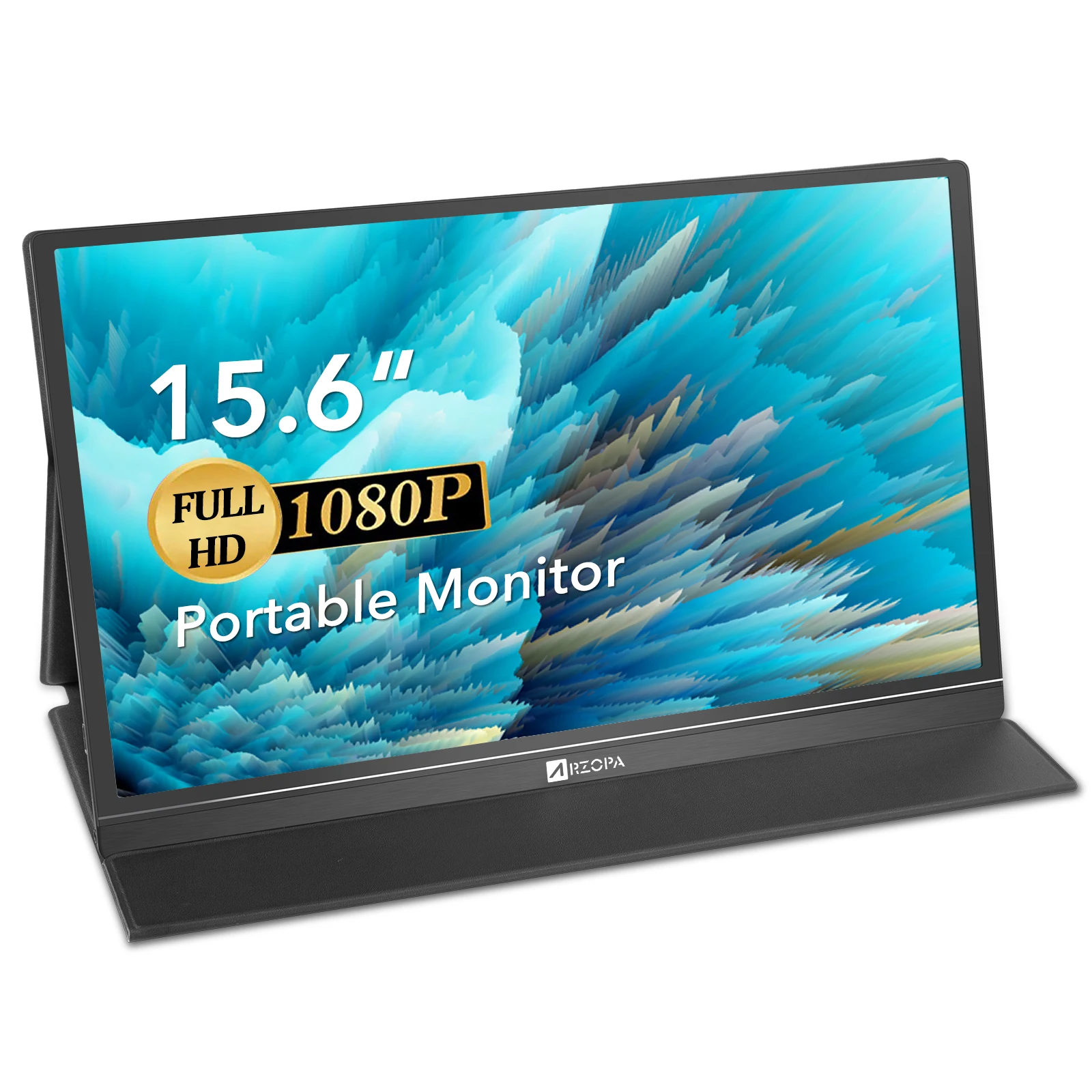 

15.6 inch computer PC display 1080P portable monitor usb c IPS screen