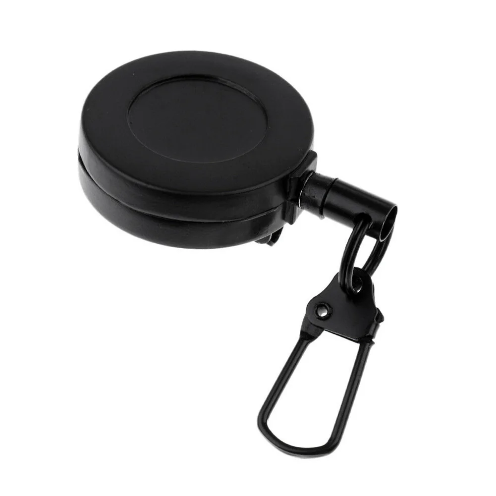 

Retractable Buckle Keychain Cord Wire Stainless Steel Fishing Key Chain Ring Carabiner Clip Retractor Scalable Fishing Tools