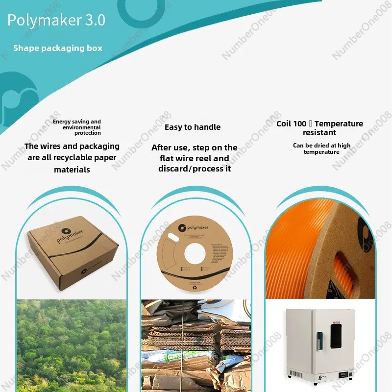 Расходные материалы для 3D-печати PolyLite PLA Экономичная головка с защитой от