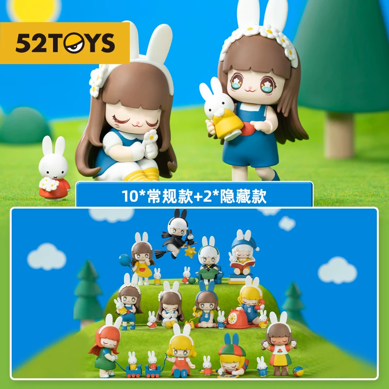 

52TOYS Blind Box K&M x Miffy NEW FRIENDS 1PC Cute Figure Collectible Toy Desktop Decoration Gift for Birthday Party