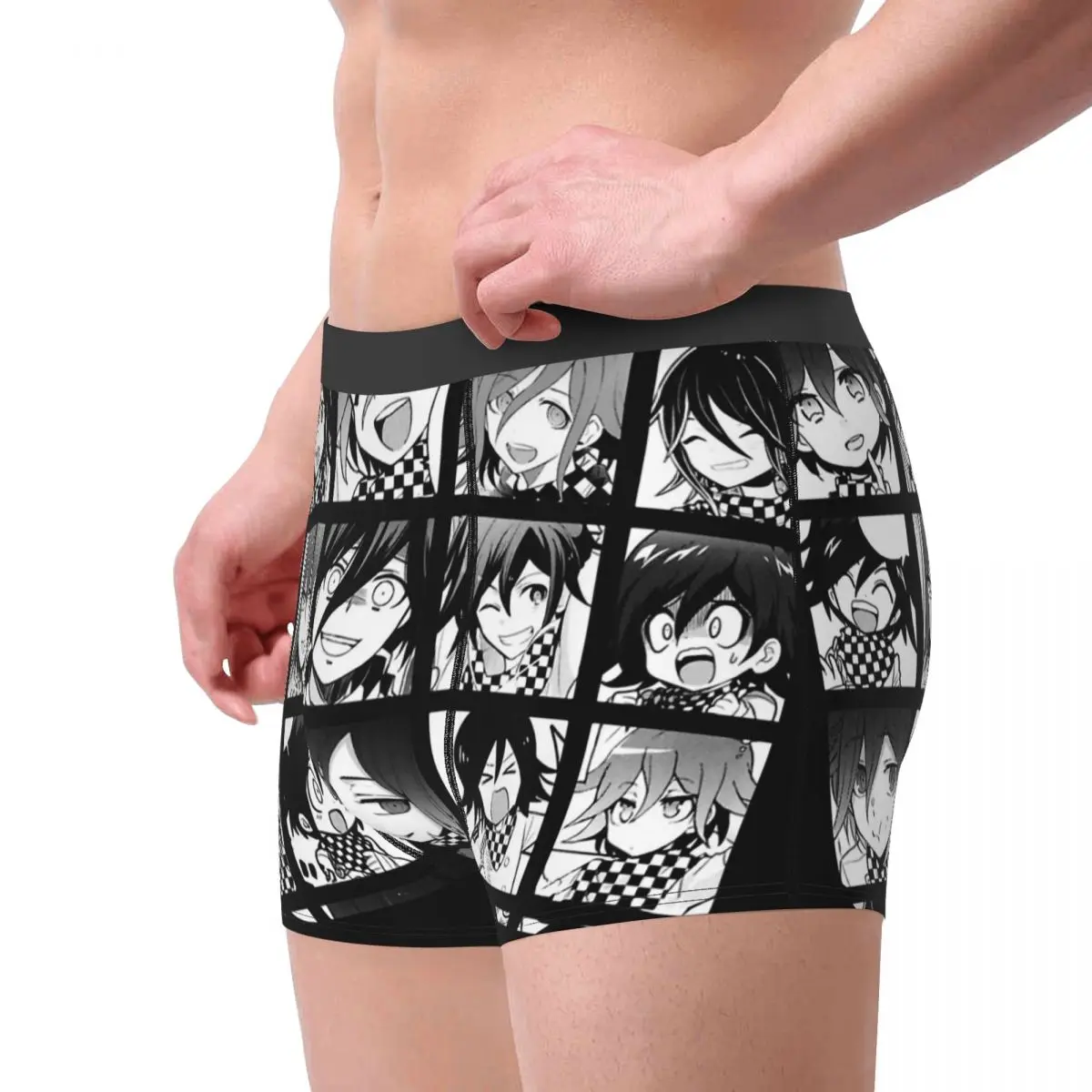 Kokichi мужские боксеры нижнее белье Danganronpa Game очень дышащие высококачественные