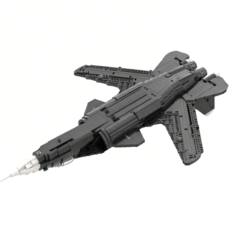 Фото 2819 деталей MOC SU-47 Беркут, модель из строительных блоков, архитектурный конструктор, рождественский подарок, игрушка, образовательный набор, творческая идея для дня рождения, 3D. №3