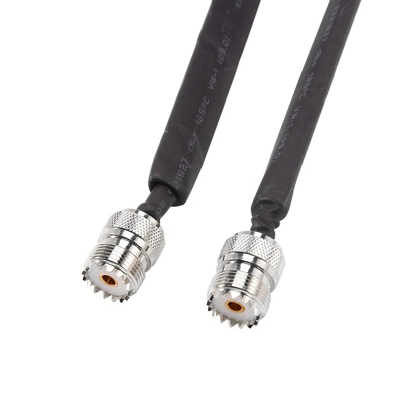 3X оконный проходной плоский радиочастотный коаксиальный кабель SO239 UHF Женский