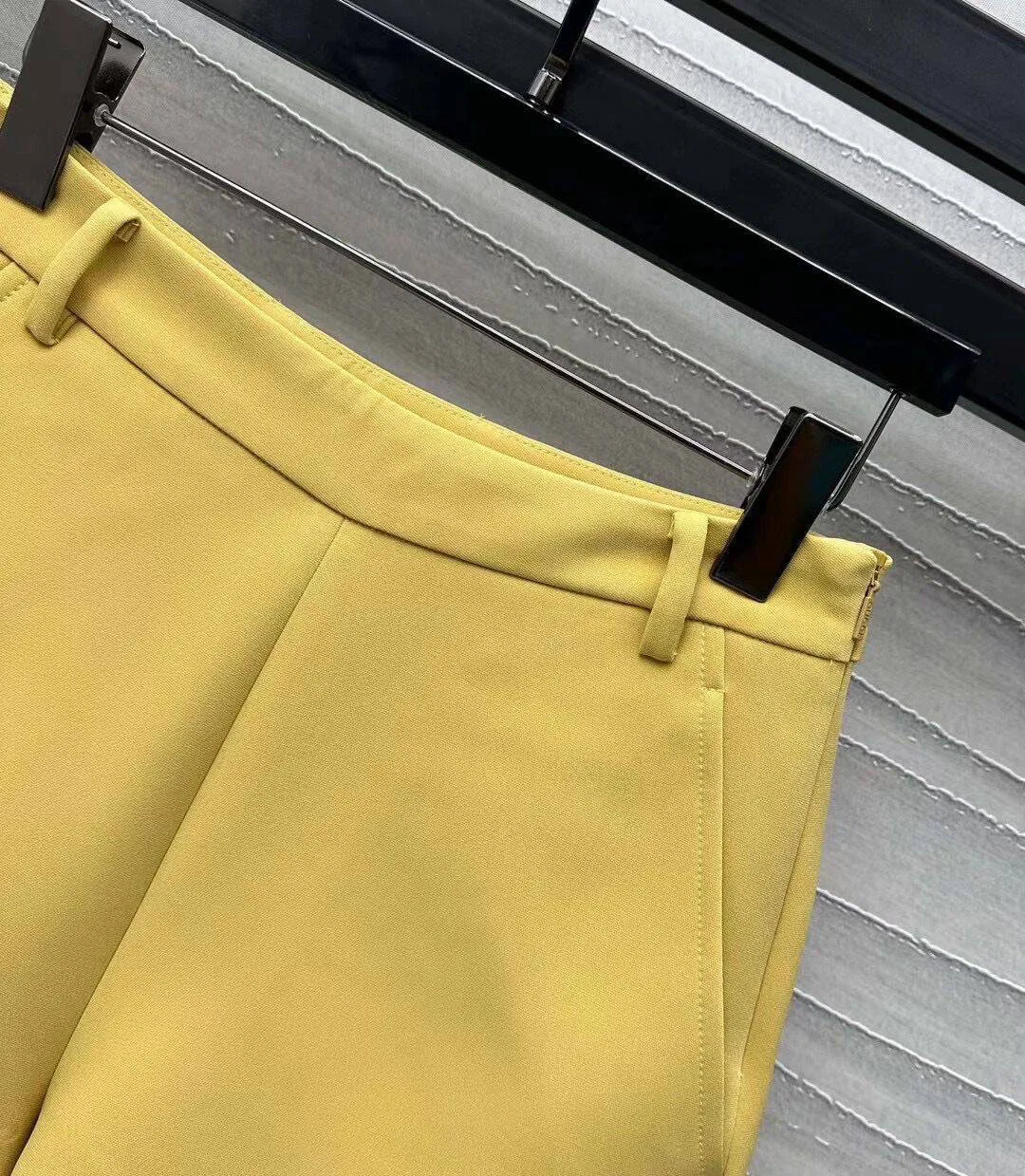 Женские повседневные шорты с высокой талией элегантные милые желтого цвета для