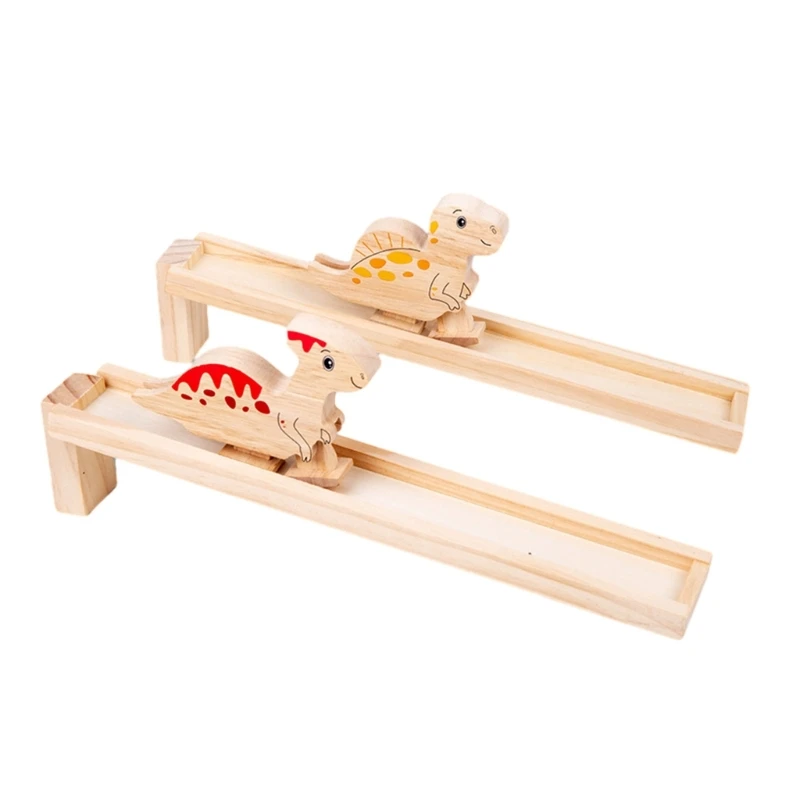 

Mechanical Block Wooden Toy for Toddlers Educational Walking Animal Block Toy