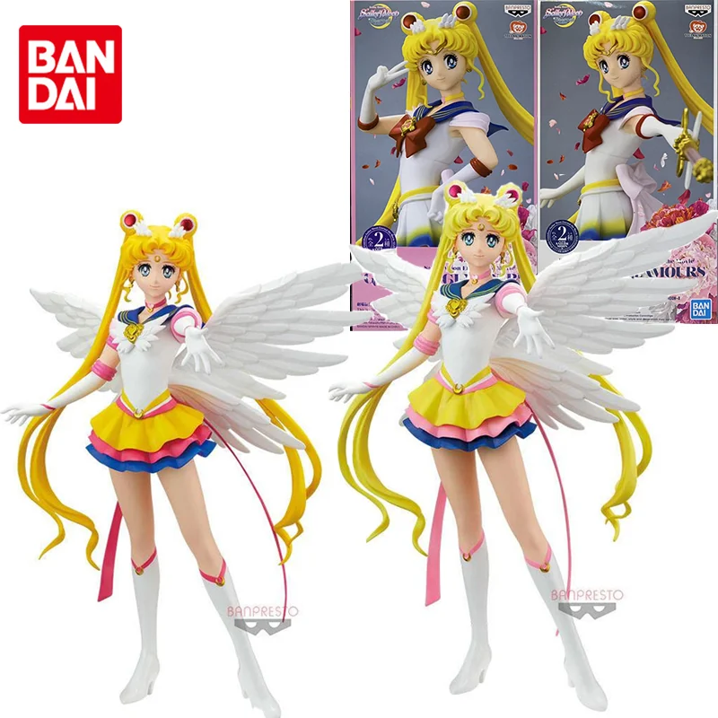 

Bandai Banpresto Original SAILOR MOON Anime Figure Tsukino UsagiAction Figure Toys for Boys Girls Kids Children Birthday Gifts