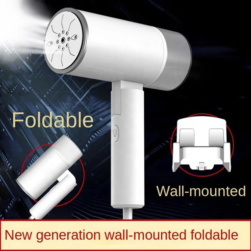 

Xiaomi 1200W Foldable Handheld Garment Steamer Electric Wall-mounted Clothes Steamer 200ML Clothing Ironing Machine with Hook