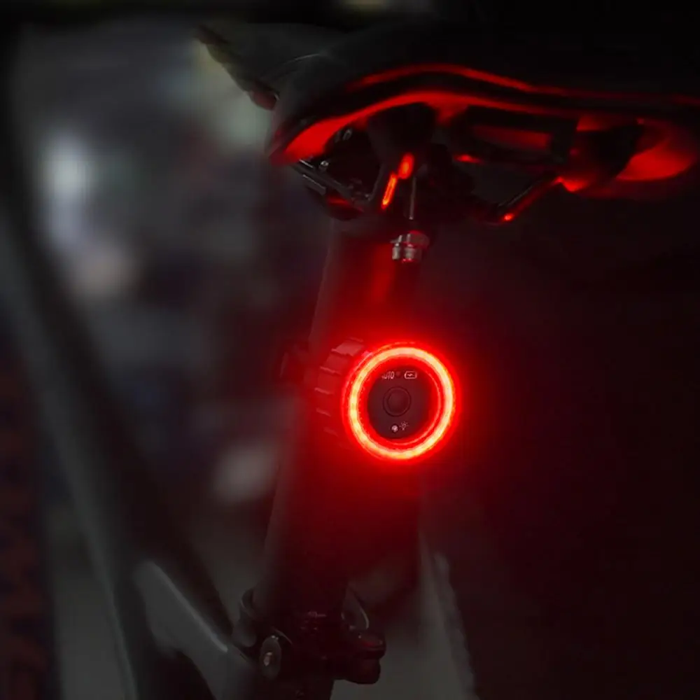 

Slope Adaptation Bike Tail Light Accuracy Auto Open 420mah Intelligent Induction Brake Lamp Sensitive Smart Bicycle Tail Lamp